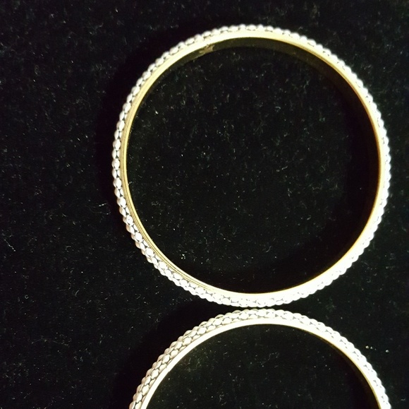 White bead Bangles - Picture 4 of 4